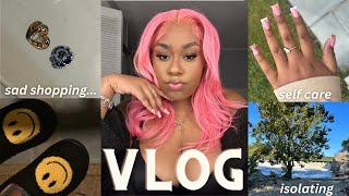 WEEKLY VLOG Getting my life together while severely depressed Nails Hair Shopping Etc RYKKY [upl. by Macguiness]