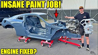 Rebuilding A Wrecked 2024 Nissan GTR Part 5 [upl. by Shandee]