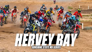 HOLESHOTS amp FRONT FLIPS  HERVEY BAY  RD 1  SUNSHINE STATE MX SERIES [upl. by Meihar]