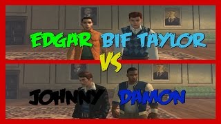 BULLY DUELO  Edgar amp Bif Taylor TOWNIESPREPS VS Johnny amp Damon GREASERSJOCKS [upl. by Odnalro197]