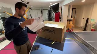 New Joola Infinity Table Tennis Robot unboxing 41922 [upl. by Egnalos587]