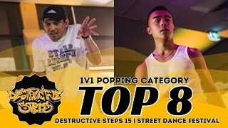 Popping Jack AUS vs KO AUS  TOP8  1V1 POPPING  DESTRUCTIVE STEPS 15 [upl. by Kyl]