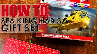 How To Airfix Gift Set  Westland Sea King HAR3 A55307B [upl. by Arvind]