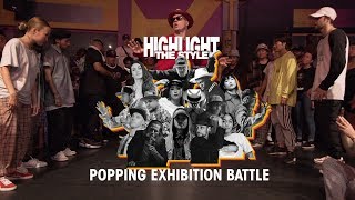 Popping Exhibition Battle  stance  Highlight the Style [upl. by Neala]