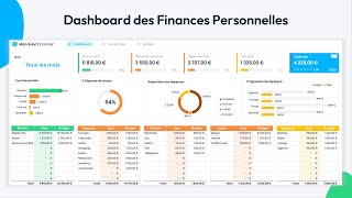 Tableau de Bord Interactif pour la Gestion des Finances Personnelles  Excel Avancé [upl. by Aemat669]