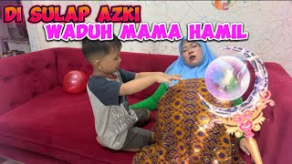 MA1N SULAP AZKI 🎈😂MAMA D1SULAP HAM1L LAH1RAN BAY1 BULAN BINTANG  AA NANBIN [upl. by Gaspar765]