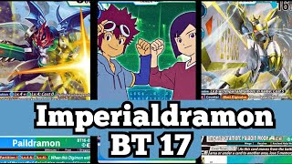 Imperialdramon Is Back In The META Deck Profile BT17 [upl. by Yentnuoc]