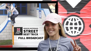 Women’s Skateboard Street Best Trick FULL COMPETITION  X Games California 2023 [upl. by Valera]