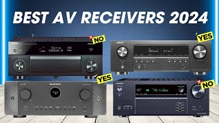 Best AV Receivers 2024 what I WISH I knew earlier… [upl. by Nydnarb]