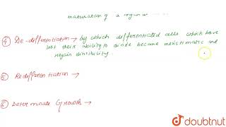 Define growth differentiation development dedifferentiation [upl. by Kcirevam886]