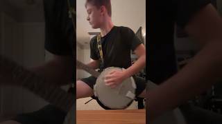 Psychosocial on banjo Rob Scallon Coverguitar numetal funny metal slipknotfamily [upl. by Hosbein]