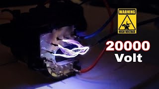 Making 20000 Volt High voltage generator  High voltage transformer [upl. by Aikel783]