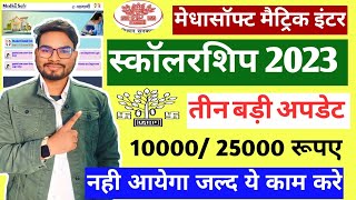 Medhasoft Bihar Scholarship Big Update 2024  नहीं आएगा स्कॉलरशिप का पैसा जल्दी एक काम करें [upl. by Yahiya]