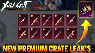 😍NEW PREMIUM CRATE IS HERE BGMI  FREE KAR98 UPGRADE SKIN ParasOfficialYT [upl. by Bernetta7]