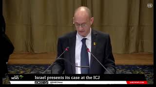 SAIsrael case at the ICJ Dr Gilad Noam Agent AttorneyGeneral of Israel on SABCNews [upl. by Roye671]