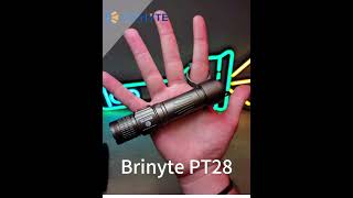 Brinyte PT28 Small Tactical Flashlight 1600lms amp 245m [upl. by Madai]