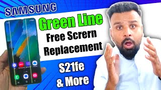 Samsung Green Line Issue Free Screen Replacement  Must Watch 🙏 [upl. by Asilehs823]