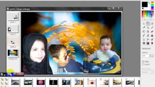 شرح تركيب الصور ببرنامج PhotoFiltre Studio X [upl. by Wang]