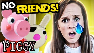 NOOB MOM Has NO FRIENDS In Roblox PIGGY [upl. by Ettennyl]