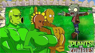 PLANTS VS ZOMBIES 2 Animado LA PELICULA  New RAINBOW FRIENDS 3Cartoon Animation [upl. by Nedlog]