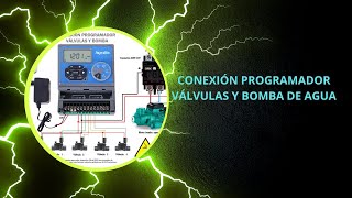 Conexión programador válvulas y bomba agua [upl. by Paviour972]