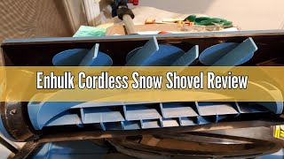 Enhulk Cordless Snow Shovel Review [upl. by Bixby]