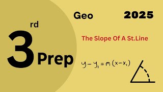 Prep 3  The Slope of Straight Line  Explanation [upl. by Hebbe701]