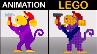 Something Went Wrong Island  HighlyTrained Monkey ANIMATED vs HighlyTrained Monkey LEGO [upl. by Annairam]