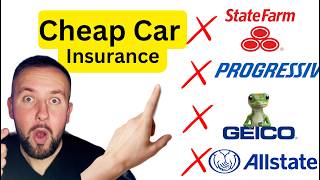 Top 5 Cheapest Car Insurance Companies for 2024  Save Money with These Tips [upl. by Bernete]