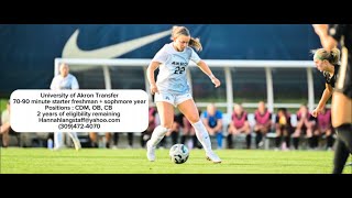 Hannah Langstaff Holding Mid Highlights  University of Akron Transfer [upl. by Enitsed]