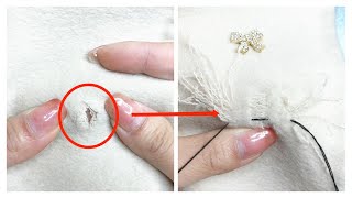 How to Repair a Hole in a Wool Coat [upl. by Gelhar193]