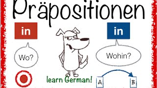 German Prepositions 1  IN  simpel amp mit Bildern [upl. by Boyce]