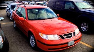 2005 Saab 95 23T 5MT Wagon Start Up Quick Tour amp Rev With Exhaust View  102K [upl. by Risley]