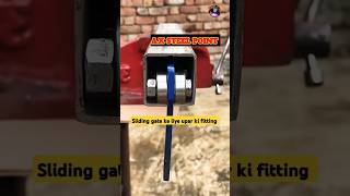 Sliding and Folding gate ke liye fitting slidingfoldingfitting shorts trending video [upl. by Nohtanhoj]