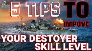 These 5 Tips WILL MASSIVELY Improve Your Skill Level  HOW TO  World Of Warships Legends [upl. by Drawoh]