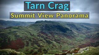 Tarn Crag Easedale  Fully Labelled Summit View Panorama [upl. by Vivia]