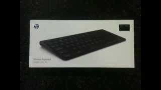 HP Touchpad Wireless Bluetooth Keyboard [upl. by Tnek]