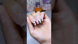 do my nails w me 💅🏻 nails diynails gelnails gelremoval nailextension [upl. by Eden5]