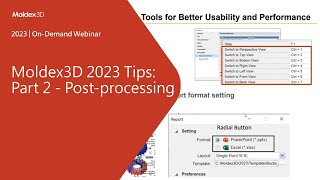 Moldex3D 2023 Tips Part 2  Postprocessing｜Intro [upl. by Canty775]