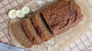 Glutenfree Vegan Banana Bread Recipe  easy and delicious [upl. by Lebatsirc]