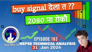 2080 मा रोकौ NEPSE TECHNICAL ANALYSIS  Vinay Kc 31 JAN 2024 EP183 [upl. by Nnovahs]