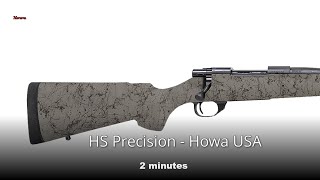 Review Howa HS Precision 65 Creedmoor 26quot Semi Heavy Barrel Part 1 [upl. by Naitsyrk]