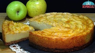 TARTA DE MANZANA MUY FÁCIL Loli Domínguez  Receta fácil Paso a paso Tutorial [upl. by Eremaj]