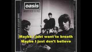 OASIS Live Forever  Lyrics [upl. by Umont]