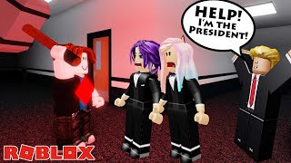 SAVE THE PRESIDENT  ROBLOX FLEE THE FACILITY BODY GUARD CHALLENGE [upl. by Marv]