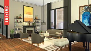 930 Medina Studio Apartments  Modern Luxury 2Bedroom Apartment  Sims 4  CC Links in Description [upl. by Yl]