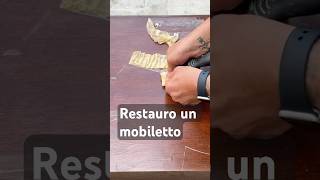 😳Come restaurare un vecchio Mobiletto restauro faidate diy woodworking [upl. by Bathsheba]