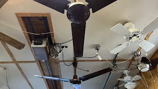 2x ConTech 60” Industrial Ceiling Fans [upl. by Mines]