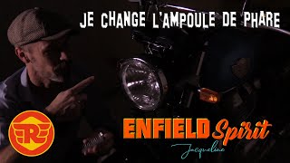 Changement Ampoule Royal Enfield Interceptor [upl. by Olympe]