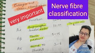 Nerve fibre classification [upl. by Ber]